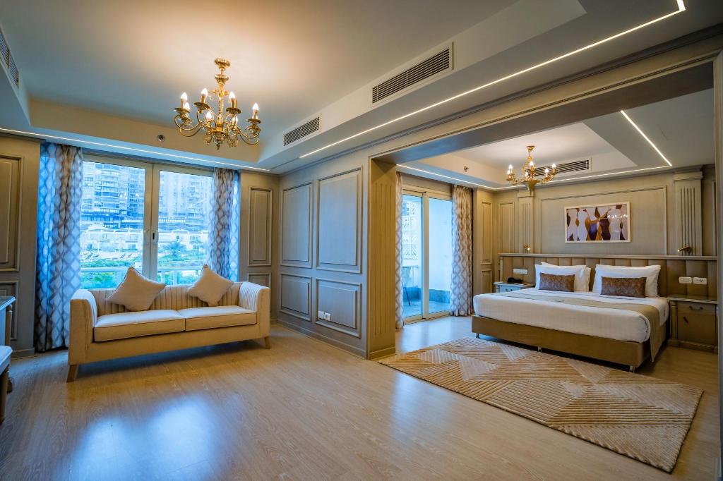 Executive suite with jacuzzi - Bed